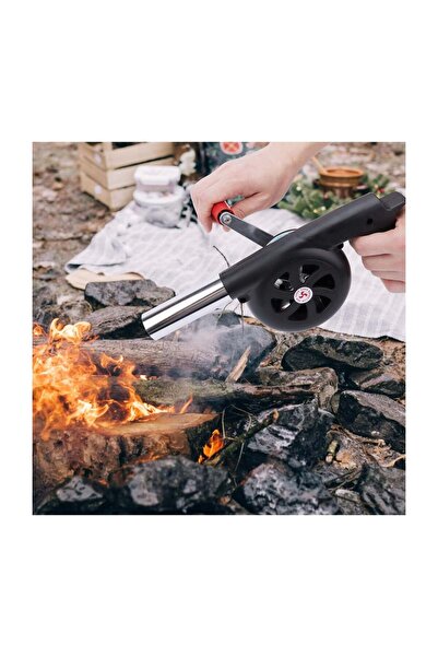 Hope Outdoor BBQ Hand Crank Air Blower / Fire Bellows for Grill, Camping, Fir...
