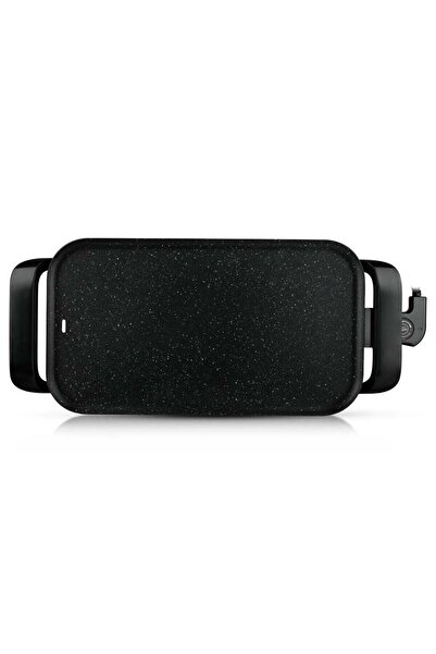 Generic Electric Barbecue Grill | Stainless Steel 5+ Person Non-Stick BBQ with Wheat Stone Coating