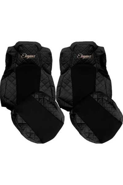 F-CORE Set huse scaune ventilate pentru Mercedes MP4-MP5 Euro 6 - Negru (2016...