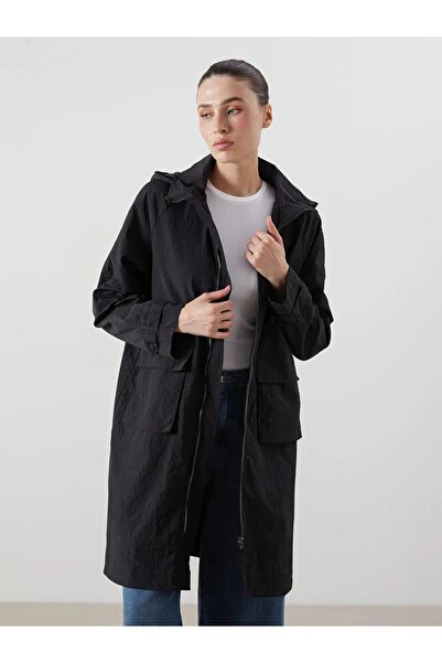 LC Waikiki Hooded Women's Raincoat (W5)