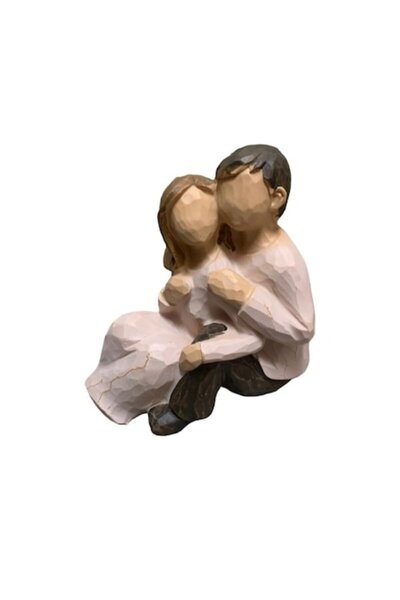 OEM Фигурки от смола 2 бр. "Влюбени" 10 x 7 см