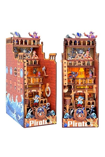 OEM DIY wooden house, LED lighting, multicolor