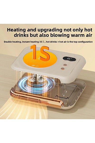 Generic Electric Mug Warmer Pad | Smart Touch Coffee Cup Heater with Auto Shut-Off & Ceramic Glass Surface