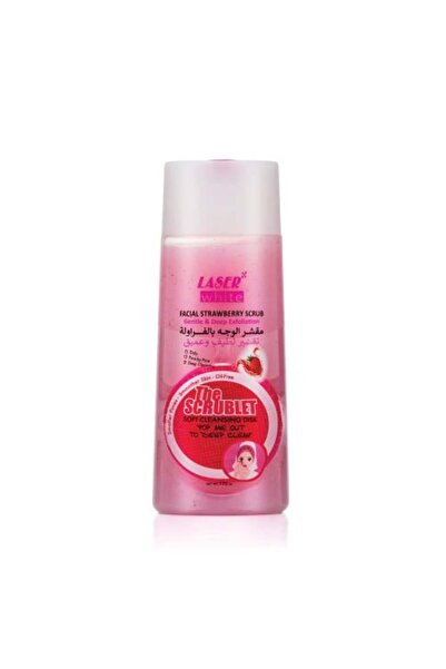 LASER WHITE مقشر الوجه بالفراولة 175 مل