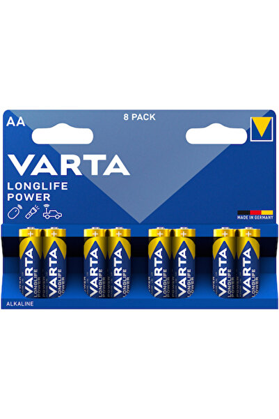 Varta Baterii alcaline AA de lungă durată, 8 buc.