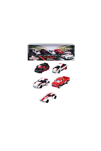 Majorette Toyota Racing 5"li Model Arabalar Hediye Paketi 2105003