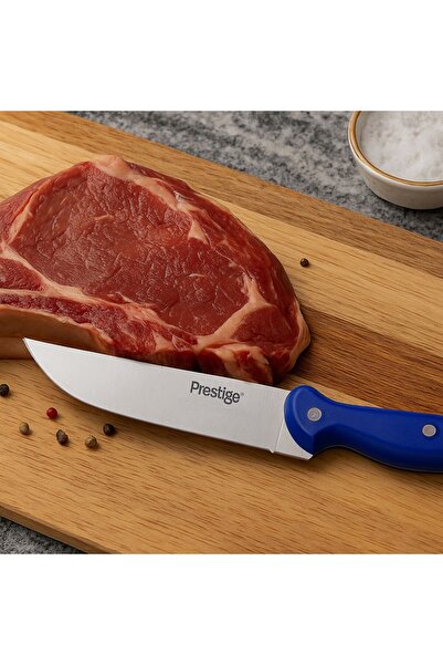 Prestige Professional Butcher Knife 8 inch - Blue | Carving Slicing Meat Knife | PR49345
