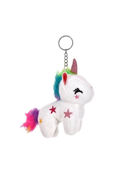 MYONNA IT & E- COMMERCE Unicorn Keychain Rainbow, Multicolor, 14 cm, Polyester