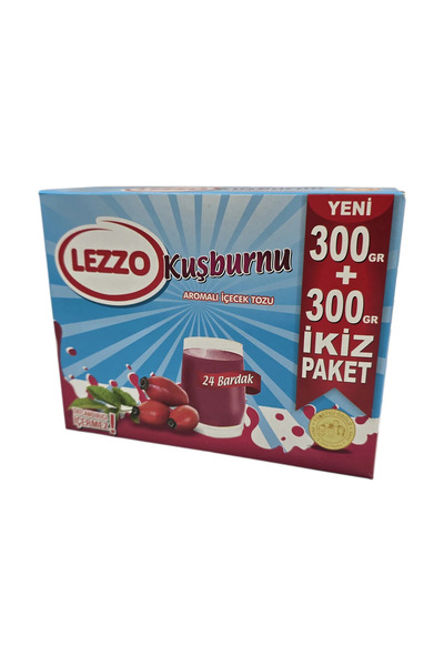 LEZZO Ceai turcesc instant cu aromă de macese, 600 gr, FĂRĂ ÎNDULCITOR,