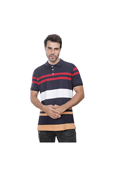 COUP Men Poloshirt With Short Sleeves - Orange
