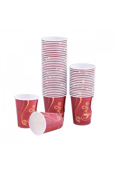 Generic 8 oz Paper Tea Cups (100 Pack)