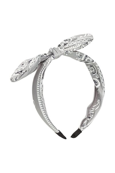 ANTBRO Bentita Par Fete, Model Paisley, Culoare Gri, Cu Funda