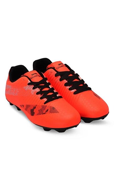Slazenger Comfortable Lace-Up Astroturf Field Shoes Orange