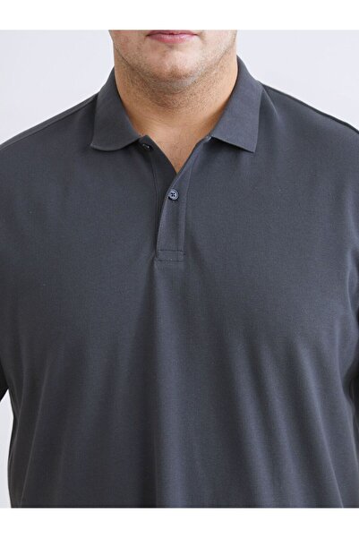 LC Waikiki Lcwaikiki Classic Large Size Polo Neck Pique Men's T-Shirt