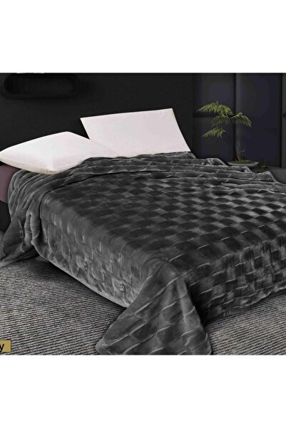 ALBAGSHI Hi Crest Plain Double Blanket