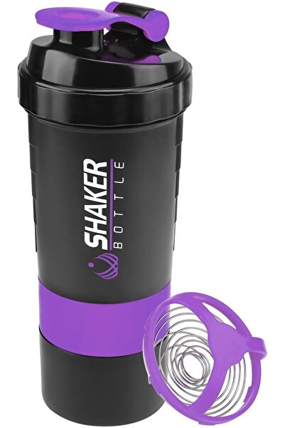 Shaker زجاجة لخفق مشروبات البروتين مانعة للتسرب مصنوعة من البلاستيك خالي من B...