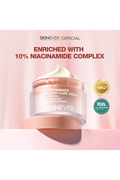 SKINEVER 10% Niacinamide Dark Spot Care Cream–Brightening, Pore Refining & Oil Control Moisturizer