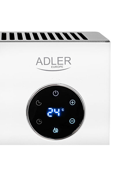 adler Convector electric AD7752, 2000W, 3 viteze, digital tactil, IPX24, telecomandă