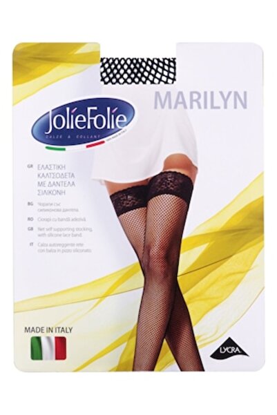 SHOPIENS JolieFolie Black Elastic Mesh Garters