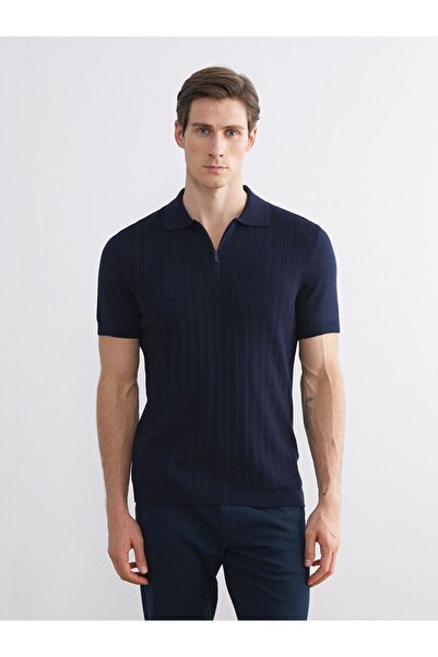 LC Waikiki LCWAIKIKI Pulover tricotat pentru bărbați cu mânecă scurtă cu gât ...