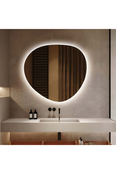 Smack Oglindă LED, 80 x 73 cm, cu funcție de dezaburire, J192,