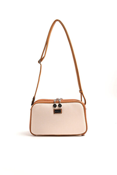 Silver Polo Бежево-коричнева жіноча сумка через плече SP899