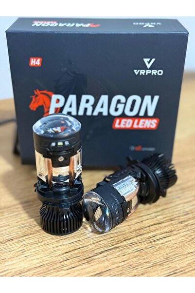 YENİLZD H4 Mercekli Led Zenon PRAGON 60Wat GÜÇ 23.000LÜMEN Şimşek Etkili 12-24V GÜÇLÜ ÇİZGİSEL ODAK