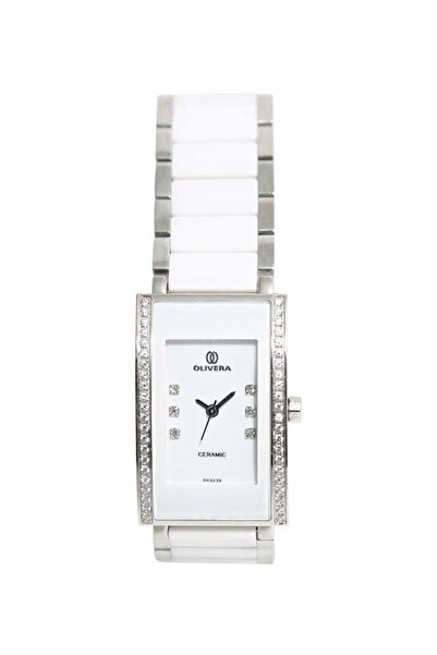 Olivera ساعة رجالية أنالوج مرصعة بحجر سيراميك OL1318