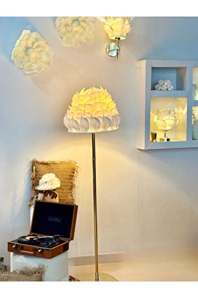 Maison Avf Krem Eva Gül Lambader Parlak Gold