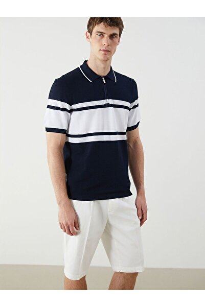 LC Waikiki SOUTHBLUE Pulover pentru bărbați cu mânecă scurtă, cu guler polo, ...