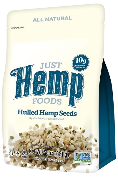 Just Hemp Foods بذور القنب المقشرة من Hemp Hearts، 24 أونصة