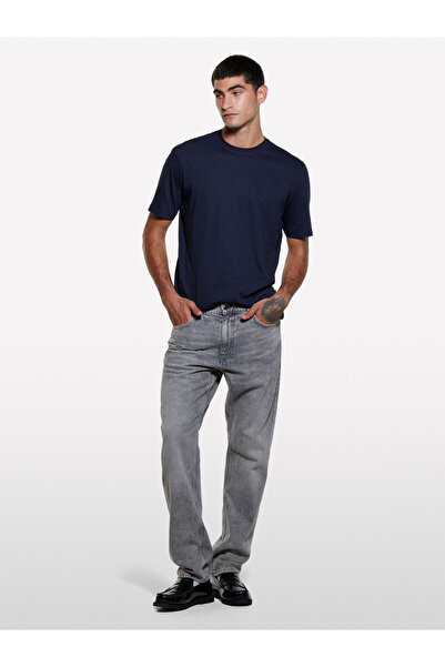 Sisley Men's 100% Cotton Vintage Effect Regular Fit Trousers 325A4Jpdse02I-Sis888