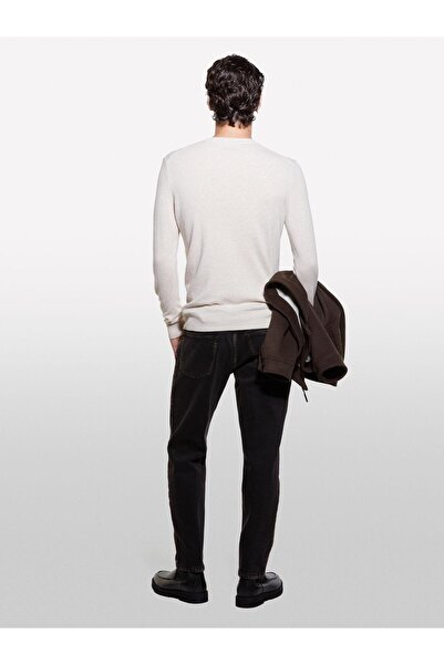 Sisley Men's Cashmere Blend Crew Neck Sweater 324A102Hs1B17-Sis90W