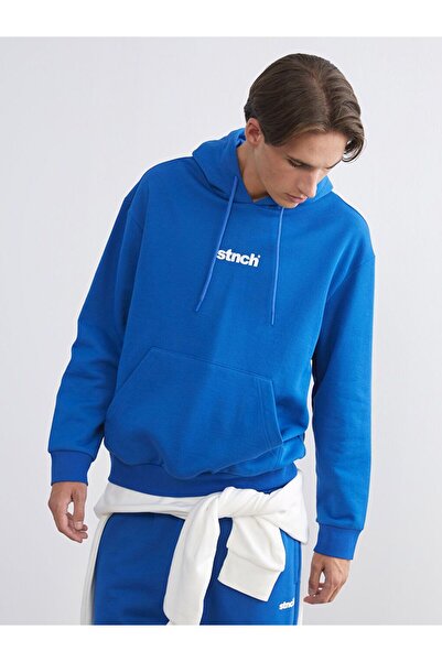 LC Waikiki Ανδρικό χοντρό φούτερ με μακρυμάνικο XSIDE με τύπωμα