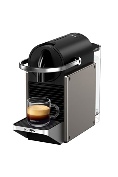 Krups Μηχανή εσπρέσο Nespresso Pixie Titan XN306T10, 1260W, 19 bar, γκρι + σε...