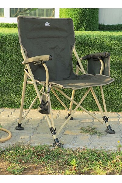 Dessini New Modern Design Camping Chair With Cup holder and Pockets - MH-C104GREEN