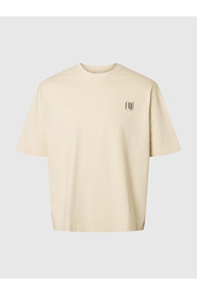 Selected Homme T-Shirt mit Rundhalsausschnitt Print