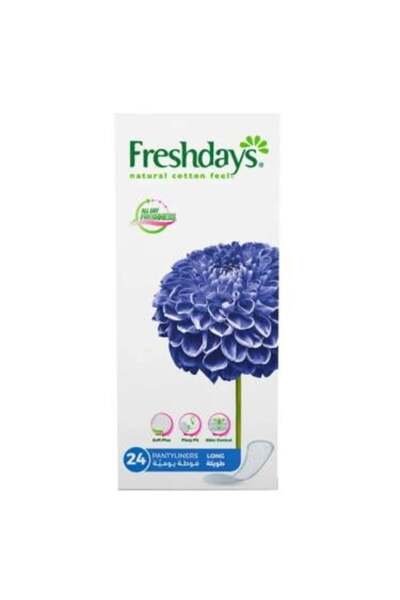 FRESH DAYS فوط صحية يومية طويلة - 24 فوطة صحية