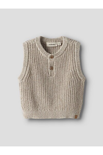 Lil' Atelier Baby Strickweste Bio-Baumwoll