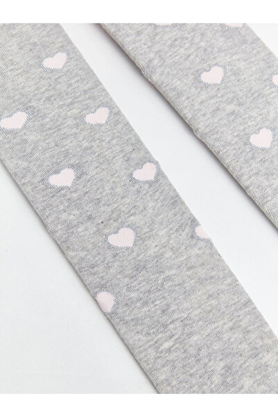 LC Waikiki LCW Kids Сиви чорапогащи за момичета, 2 броя в опаковка