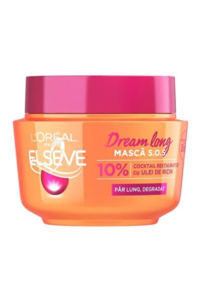 L'Oreal Paris Pack of 3 x L'Oreal Elseve Dream Long Intensive Repair Hair Mask 300ml