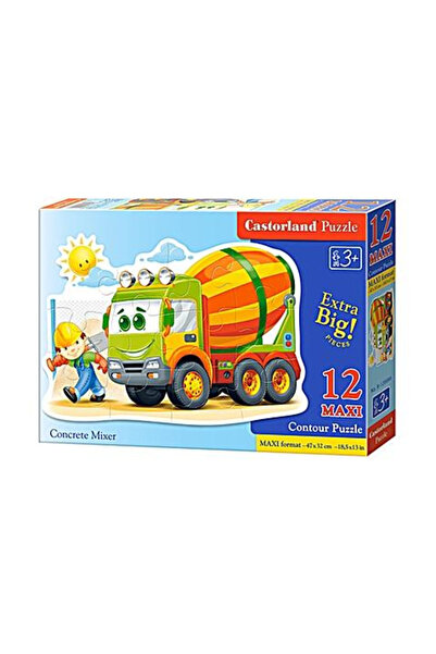 Castorland Пъзел 12 части Макси Бетонобъркачка 120086