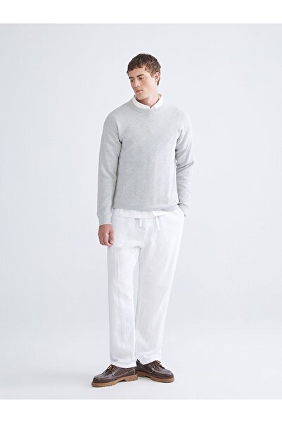 LC Waikiki Xside White Comfortable Fit Men's Trousers