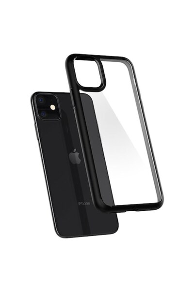 Spigen Husa pentru iPhone 11, Ultra Hybrid, Μαύρο ματ