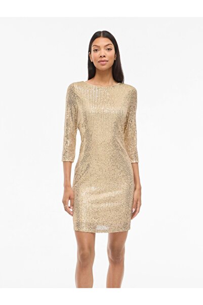 VILA Kleid Kurzes Pailletten