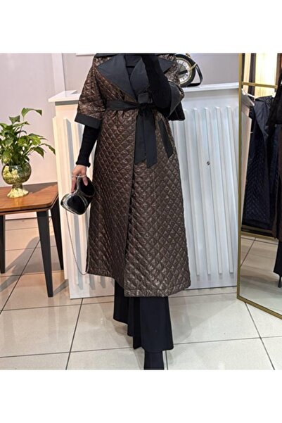 Nuss Wide Neckline Additional Knitwear Sleeves Brocade Cap-6014