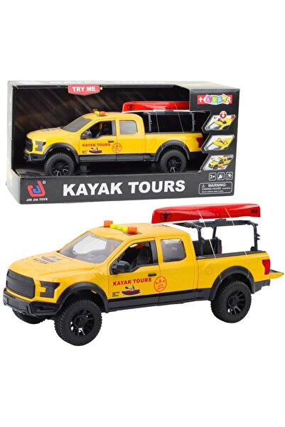 TOYSTURKA Sürtmeli Sesli Işıklı Araba Kano Taşıyan Pikap