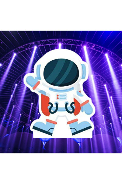 DODOMAR Standing Board Space Themed Astronaut 34X28 cm Birthday Accessory