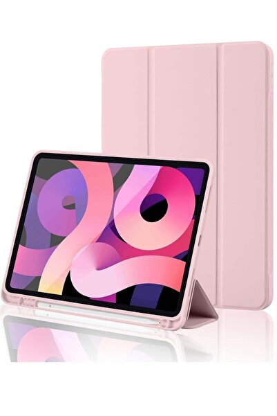 Generic SmartGrist iPad 10th Gen Case (2022) with Pencil Holder - Soft TPU Back Trifold Stand Cover for 10.9