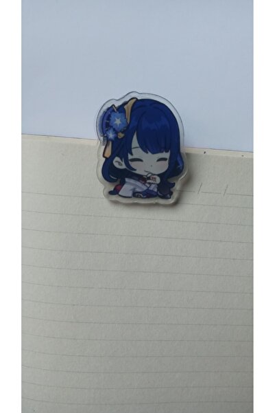 Atölye Moonlit Raiden Shogun Acrylic Paper Clip / Bookmark / Memo Clip / Photo Peg